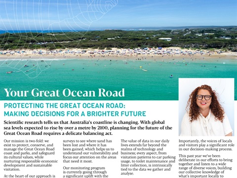 Protecting the Great Ocean Road - Making decisions for a brighter future